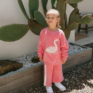 Outlet Golden Children Swan Sweater - Meringue Pink
