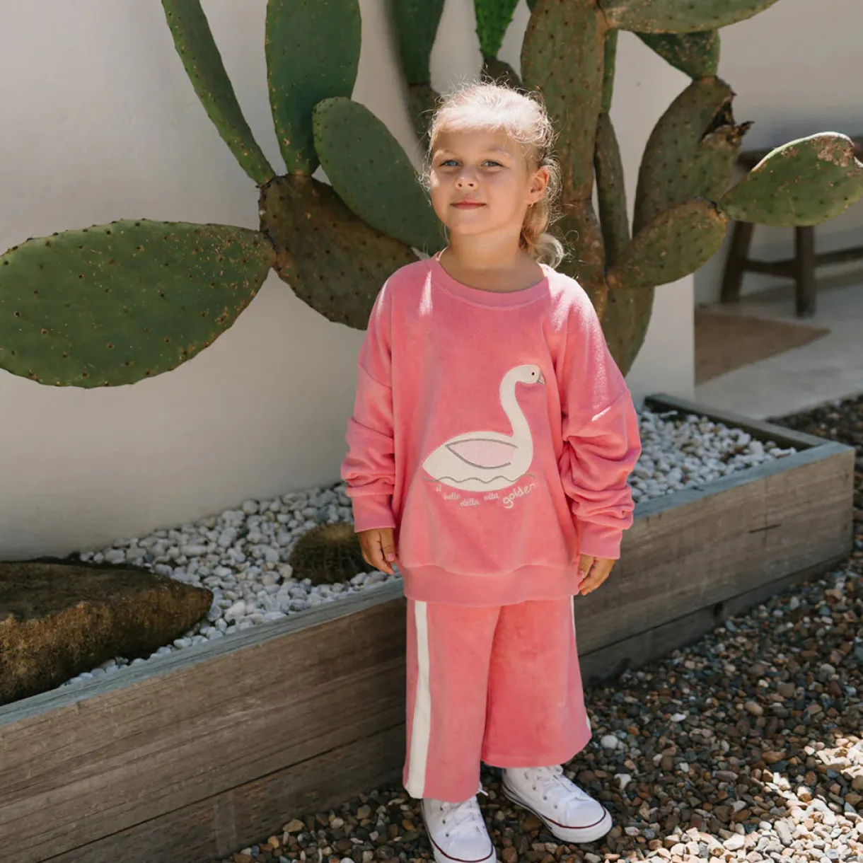 swan_sweater__meringue_pi_1.webp Outlet Golden Children Swan Sweater - Meringue Pink