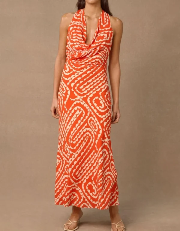 Best Mon Renn Tempo Print Maxi Dress