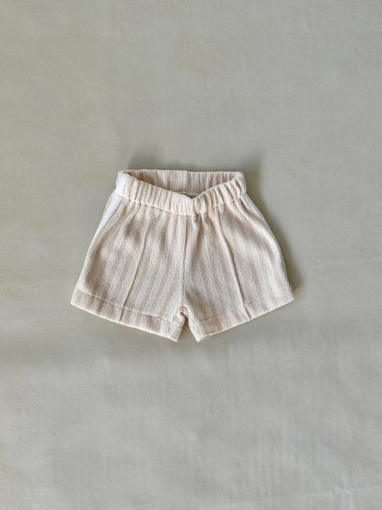 teo_stripe_cotton_terry_s_0.webp Best Tiny Trove Teo Stripe Cotton Terry Shorts - Sandy Stripe