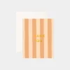 Fashion Fox u0026 Fallow Thank you Corsica Stripe Greeting Card