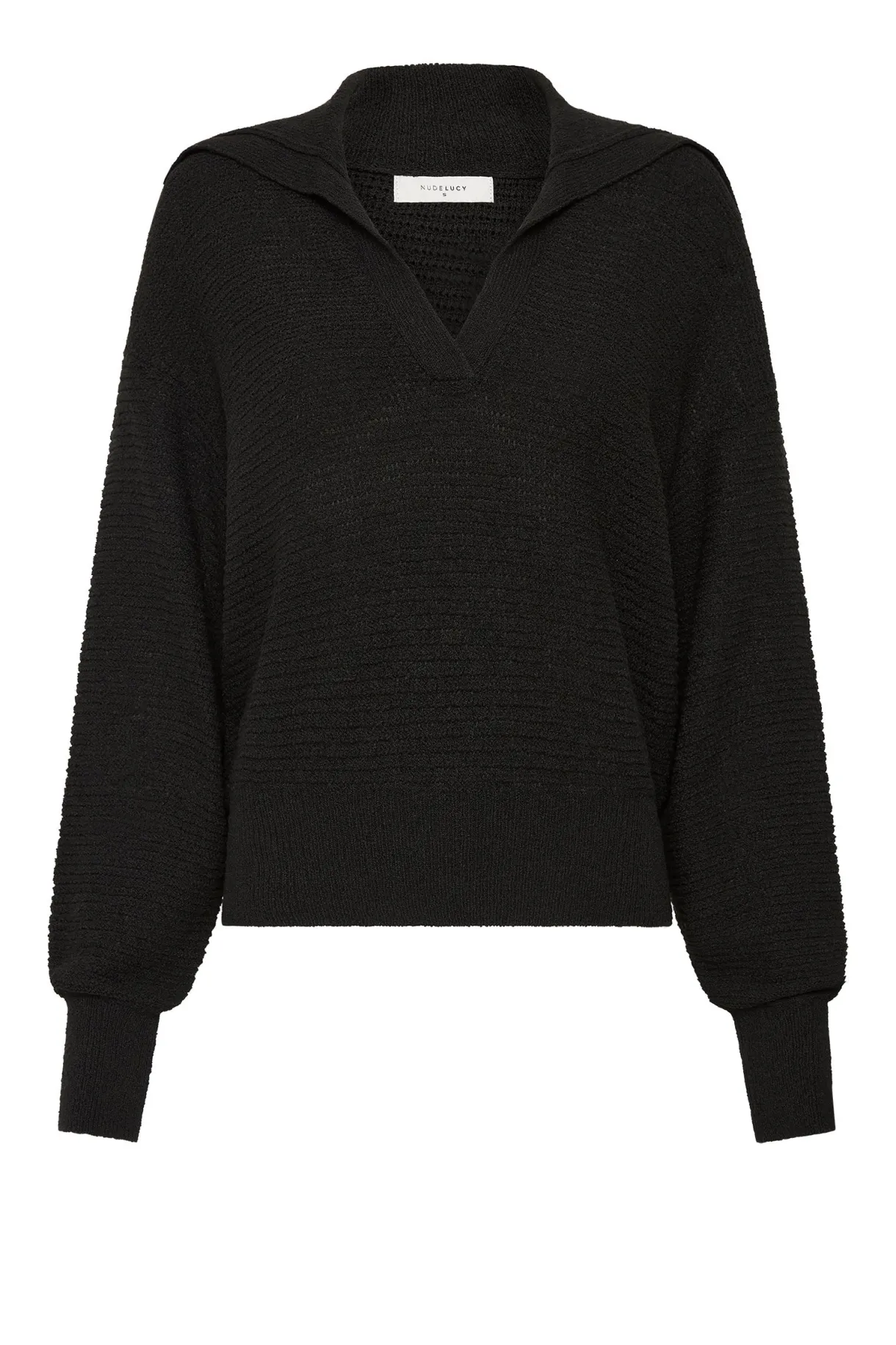 thera_rugby_knit__black_1.webp Fashion Nude Lucy Thera Rugby Knit - Black