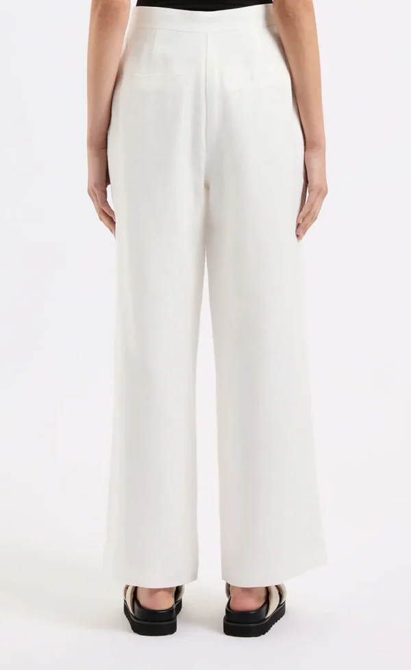 Hot Nude Lucy Thilda Linen Culotte - White