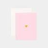 Fashion Fox u0026 Fallow Tiny Heart Greeting Card