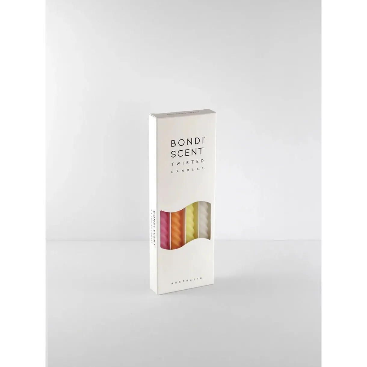 twisted_candles__multicol_0.webp Outlet Bondi Scent Twisted Candles - Multicolour