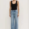 Outlet Assembly Label Womens Relaxed Jean - Indigo Fade