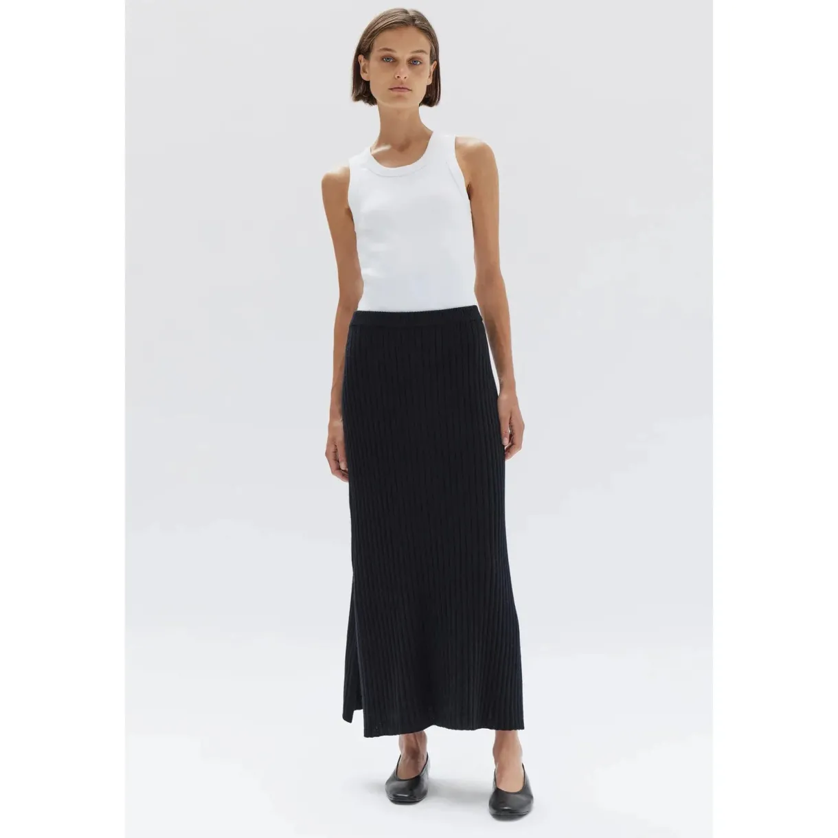 wool_cashmere_rib_skirt___0.webp Best Assembly Label Wool Cashmere Rib Skirt - Black
