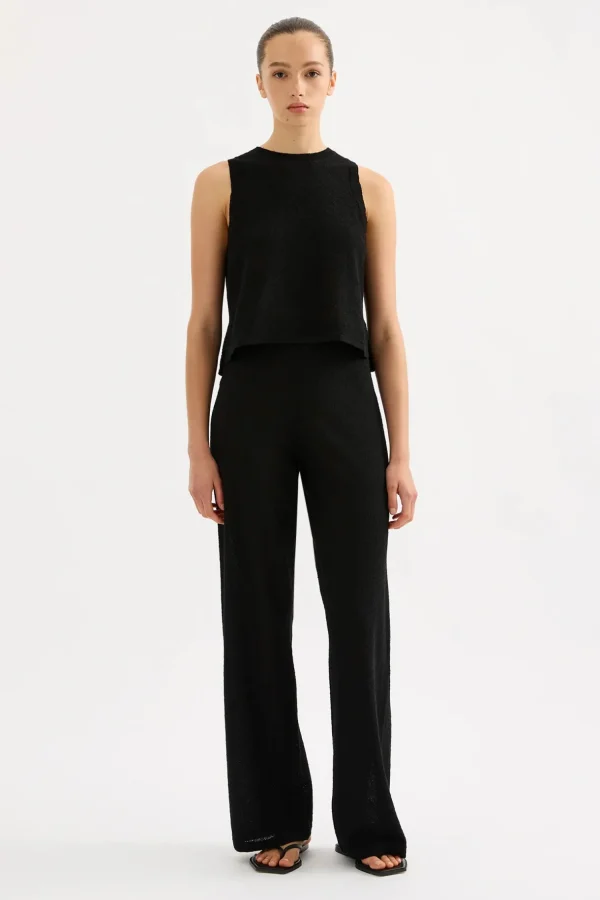Hot Nude Lucy Zosia Knit Pant - Black