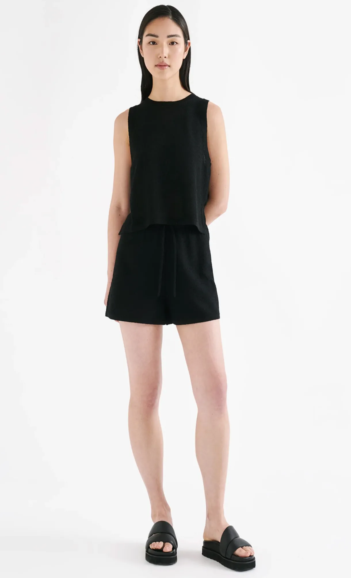 zosia_knit_tank__black_0.webp Outlet Nude Lucy Zosia Knit Tank - Black