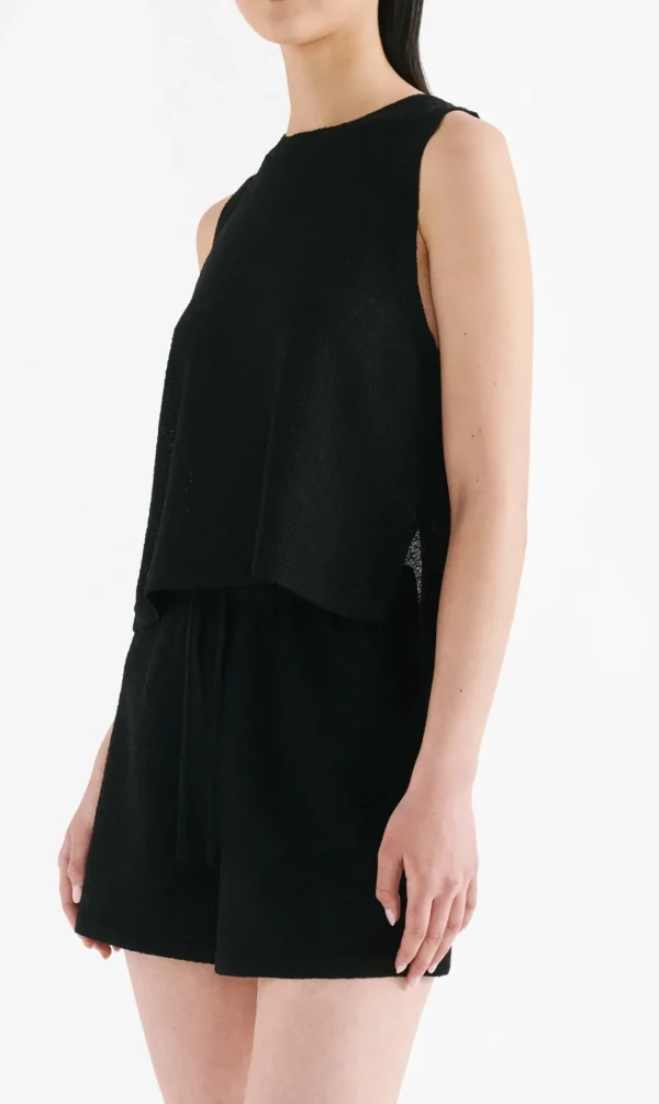 Outlet Nude Lucy Zosia Knit Tank - Black