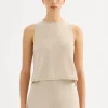 Hot Nude Lucy Zosia Knit Tank - Bone