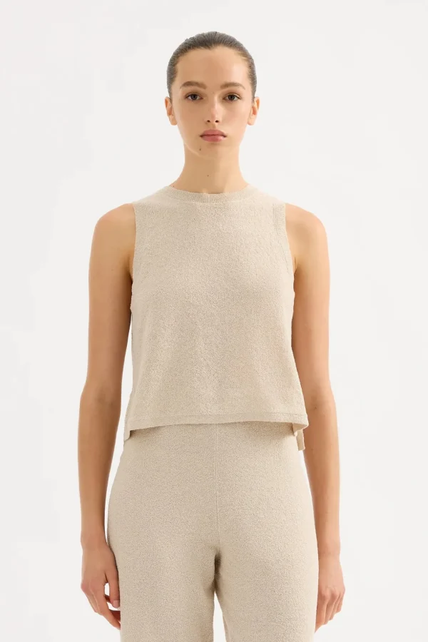 Hot Nude Lucy Zosia Knit Tank - Bone