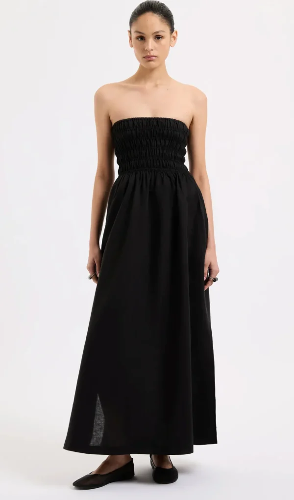 Best Nude Lucy Zuri Maxi Dress - Black